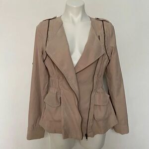 Miami asymmetrical anorak jacket